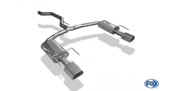 FOX Opel Vectra C OPC Limousine einddemper rechts/links - 14, Auto-onderdelen, Uitlaatsystemen, Nieuw, Verzenden