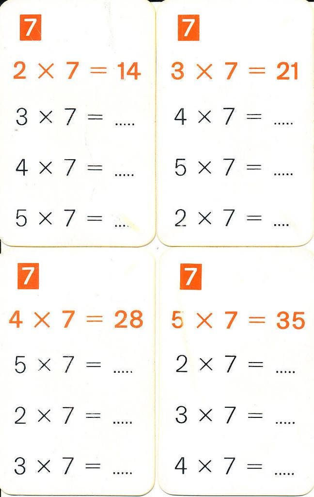 Kwartet tafels 6 t/m 10 Oranje, Livres, Livres scolaires, Envoi