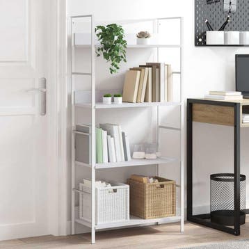 vidaXL Boekenkast met 4 schappen 60x27,6x124,5 cm bewerkt, Verzenden