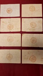 Italië. - 8 x 1-2-3-5 Lire 1848 Moneta patriottica (Zonder, Postzegels en Munten, Bankbiljetten | Europa | Niet-Eurobiljetten