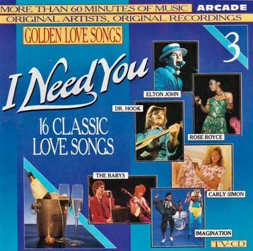 Various - Golden Love Songs Volume 3 - I Need You (16 Classi, Verzenden