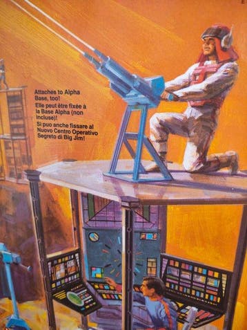 Mattel - Speelgoed meubels BIG JIM - Discovery Base -