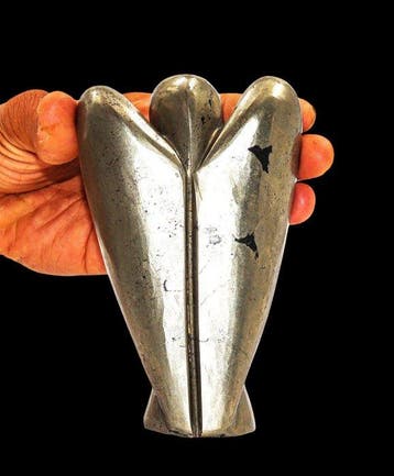 Grote 920 g met de hand uitgehouwen Apache Gold Pyrite, Collections