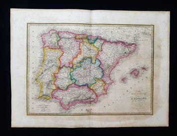 Europa - Spanje / Portugal / Balearen / Barcelona / Madrid /, Boeken, Atlassen en Landkaarten, Nieuw