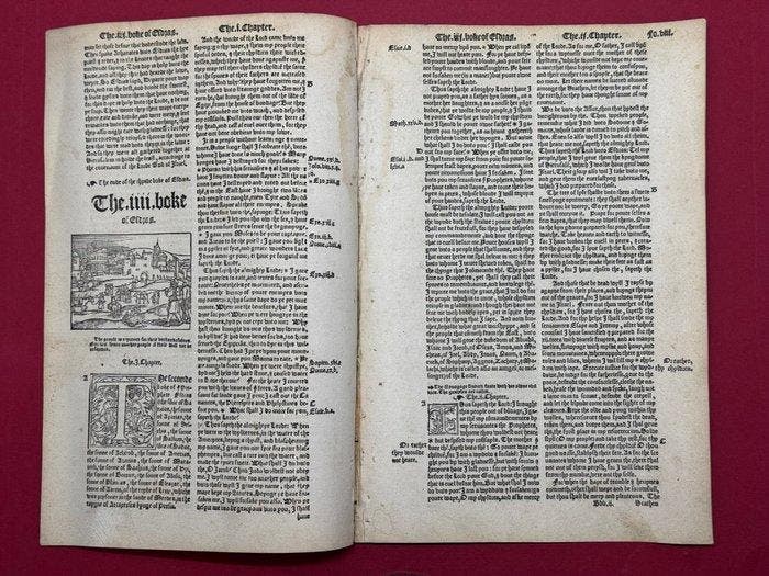 John Day, William Sere - Several bound leaves - Matthew, Antiek en Kunst, Antiek | Boeken en Manuscripten