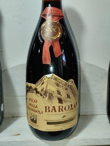 1967 Pico della Mirandola - Barolo - 5 Bouteilles (0,72 L), Verzamelen, Nieuw