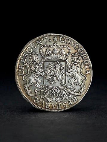 Nederland, Holland Zilveren Rijder (Ducaton) 1734