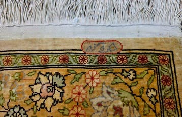 Hereke - Tapis - 98 cm - 62 cm - Soie de luxe sur soie