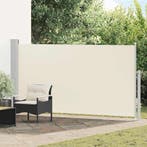 vidaXL Wind-/zonnescherm uittrekbaar 160x300 cm crèmekleurig, Verzenden, Nieuw