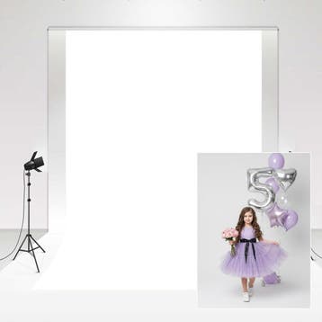 Fond photo microfibre 2x3m - Seconde chance a petit prix, Verzenden, Nieuw