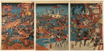 Utagawa Yoshitora /  (actief circa 1836–1887) — Een, Antiek en Kunst