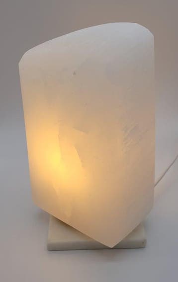 Seleniet lamp volledig gepolijst, Maison & Meubles, Ophalen of Verzenden