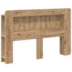 vidaXL Hoofdeinde Kast met opslag Artisanaal eiken, Huis en Inrichting, Verzenden, Nieuw