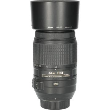 Tweedehands Nikon AF-S 55-300mm f/4.5-5.6G ED VR DX CM7359, Audio, Tv en Foto, Ophalen of Verzenden, Gebruikt, Overige typen, Zoom