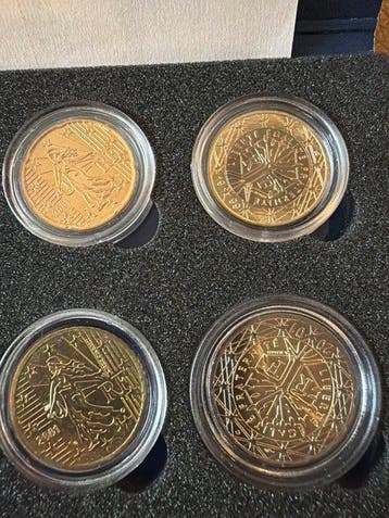 Frankrijk. 20021, Kursmünzensatz Frankreich 8 pcs mit CoA
