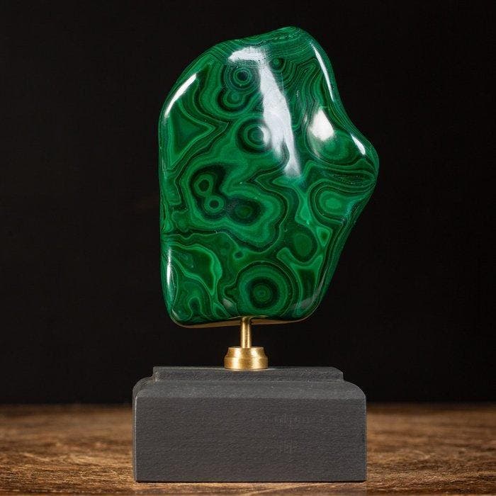 Malachite de qualité supérieure - Katanga Mines - Base, Verzamelen, Mineralen en Fossielen