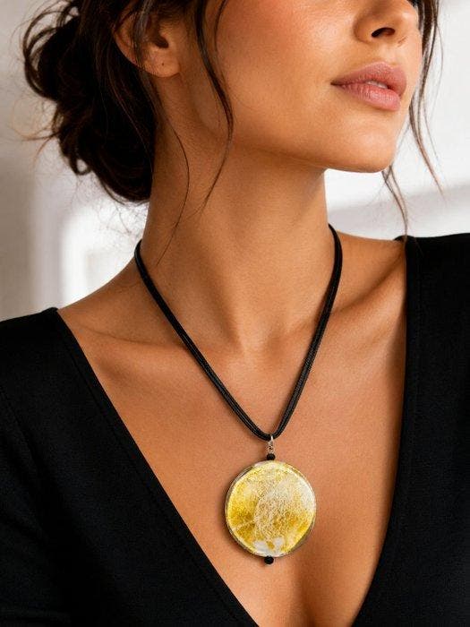 Murano-glas - Ketting met hanger - Murano-glas halsketting, Antiquités & Art, Antiquités | Verre & Cristal