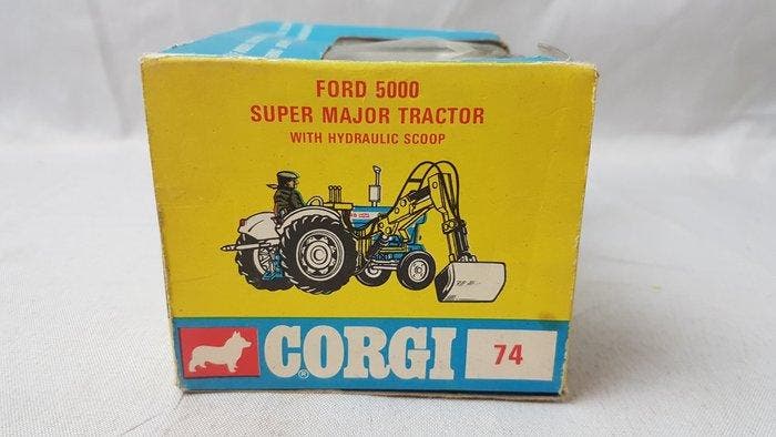 Corgi 1:43 - Model landbouwmachine - Ford 5000 Super Major, Hobby en Vrije tijd, Modelauto's | 1:5 tot 1:12