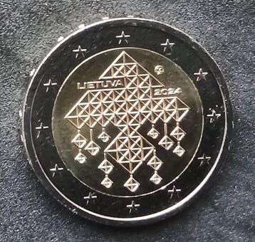 Litouwen. 2 Euro 2015/2025 (18 coins) (Zonder minimumprijs)