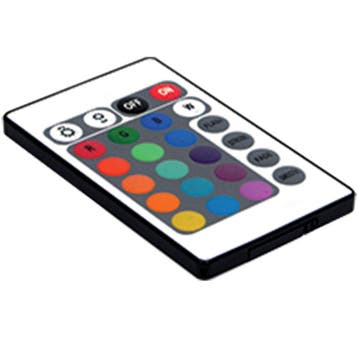 Optie: Gekleurde led (RGB) vitrine 216LT. met afstandsbedien, Verzenden