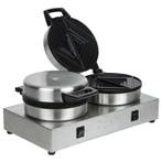 Tosti-IJzer | Gehalveerde Sneden | 1.6kW | 400x220x190(h)mm, Verzenden, Nieuw in verpakking