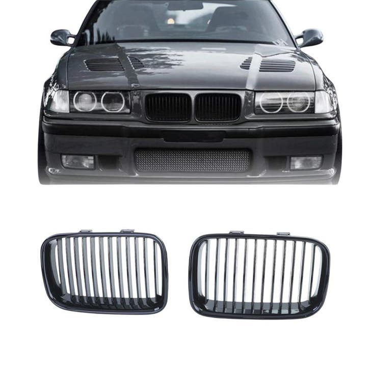 Grillen Set | Nieren | geschikt voor BMW 3-serie | E36 1991-, Auto-onderdelen, Carrosserie, Nieuw, BMW, Verzenden