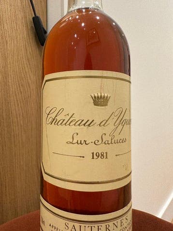 1981 Château d’Yquem - Sauternes 1er Cru Supérieur - 1, Verzamelen, Nieuw
