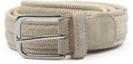 Profuomo Waxed Geweven Riem Ecru maat 105 Heren, Kleding | Heren, Riemen en Ceintuurs, Verzenden, Echt leder, Nieuw, Profuomo