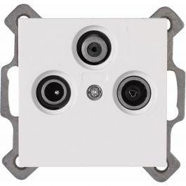 KOPP Athenis HK07 Inbouw Coax Wandcontactdoos – TV, Radio, S, Doe-het-zelf en Bouw, Elektriciteit en Kabels, Nieuw, Verzenden