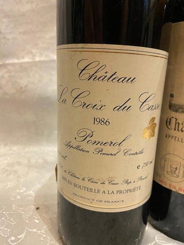 1986 Château La Croix du Casse & 1985 Château St-Pierre -