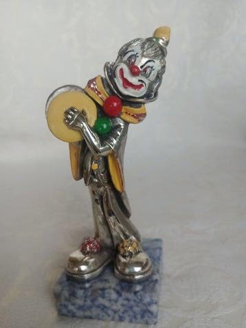 Figuur - Clawn Musicista - Gelamineerd 925