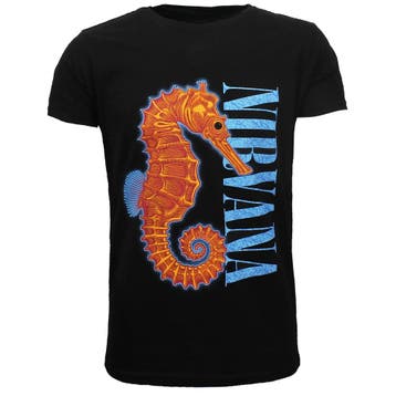 Nirvana Seahorse T-Shirt - Officiële Merchandise, Nieuw