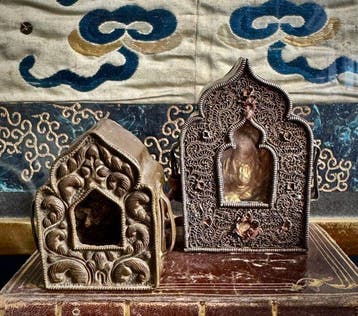 Gau (Ghau of Gao) (2) - Antiek - Een paar Tibetan