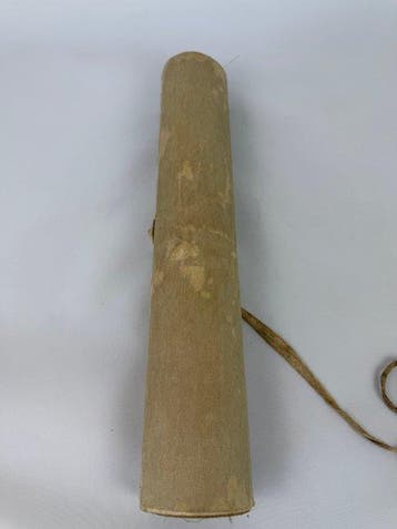 Long rouleau chinois peint sur le thème bouddhiste avec