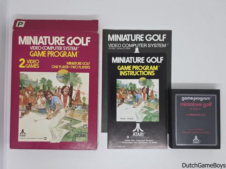 Atari 2600 - Game Program - Miniature Golf, Consoles de jeu & Jeux vidéo, Consoles de jeu | Atari, Envoi