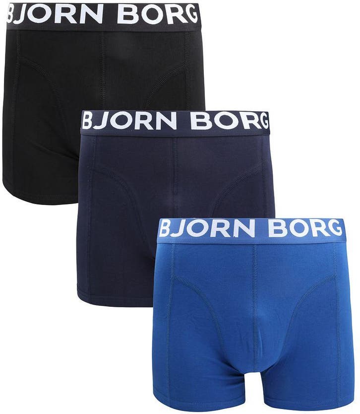 Bjorn Borg Boxers 3Pack Blauw maat L Heren, Kleding | Heren, Ondergoed, Blauw, Boxer, Verzenden
