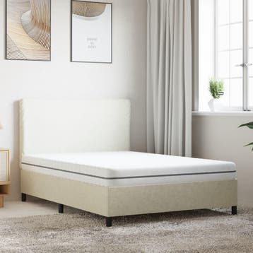 vidaXL Schuimmatras middelzacht 100x200 cm, Verzenden, Nieuw