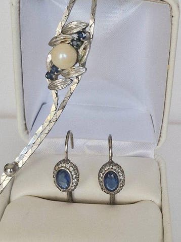 Sans prix de réserve - Ensemble de bijoux 2 pièces Argent