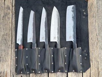 Couteau de cuisine - Ensemble de couteaux de chef artisanaux