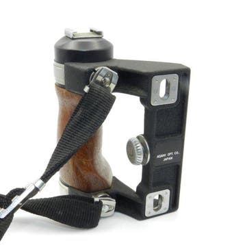Asahi, Pentax Wooden Grip for Pentax 6x7 / 67 + strap, Audio, Tv en Foto, Fotocamera's Analoog, Nieuw