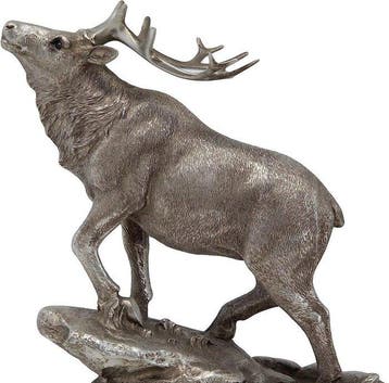 Decoratief ornament - Majestic Highland Stag Deer Sculpture