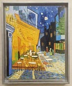 Europese school (XX) - Terrazza del caffè la sera, omaggio a