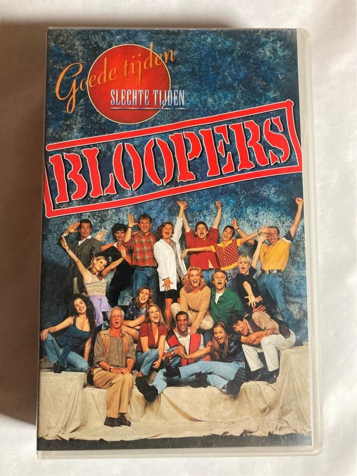 GOEDE TIJDEN SLECHTE TIJDEN BLOOPERS (VHS), Cd's en Dvd's, VHS | Film, Gebruikt