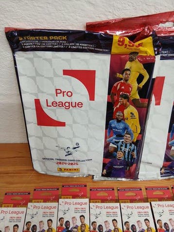 Panini Pro League 2024/25 - 5 Empty album Starterpack + 20