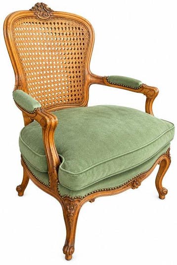 Fauteuil - Hout, Fluweel