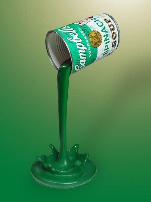 Nuse - Campbells Popeye, Antiquités & Art, Art | Objets design