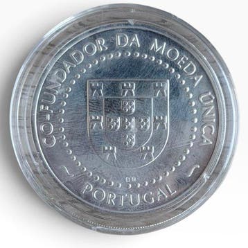 Portugal. Medalha Portugal Co-Fundador da Moeda Única”