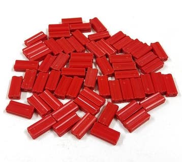 Vintage Fischertechnik 31060 Connector 15, rood, 60 stuks, Verzenden, Nieuw