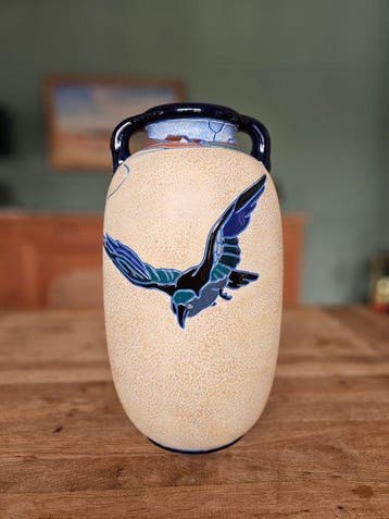 Riessner Stellmacher & Kessel - Vaas - Aardewerk - Ravens