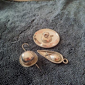 Beeldje, Collezione di ~19 miniature in argento d’epoca